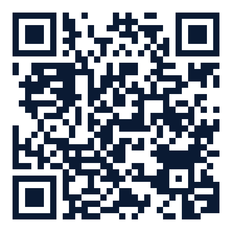QR code linking to STLC's S.P. Koil office on Google Maps